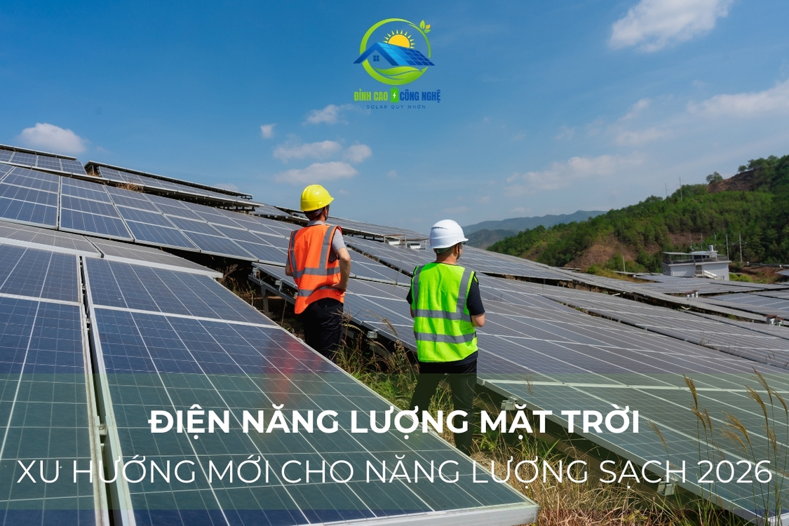 điện năng lượng mặt trời - xu hướng năng lượng sạch 2026