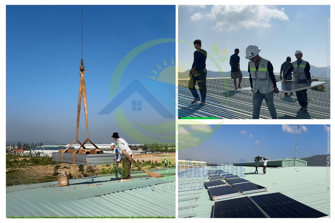 DỰ ÁN NĂNG LƯỢNG MẶT TRỜI NHÀ XƯỞNG NHÀ KÍNH VĨNH KHANG