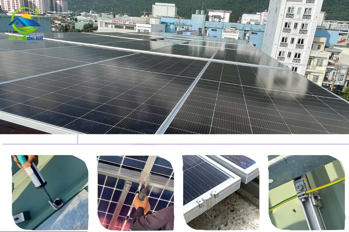 LẮP ĐIỆN MẶT TRỜI QUÁN CAFE QUY NHƠN