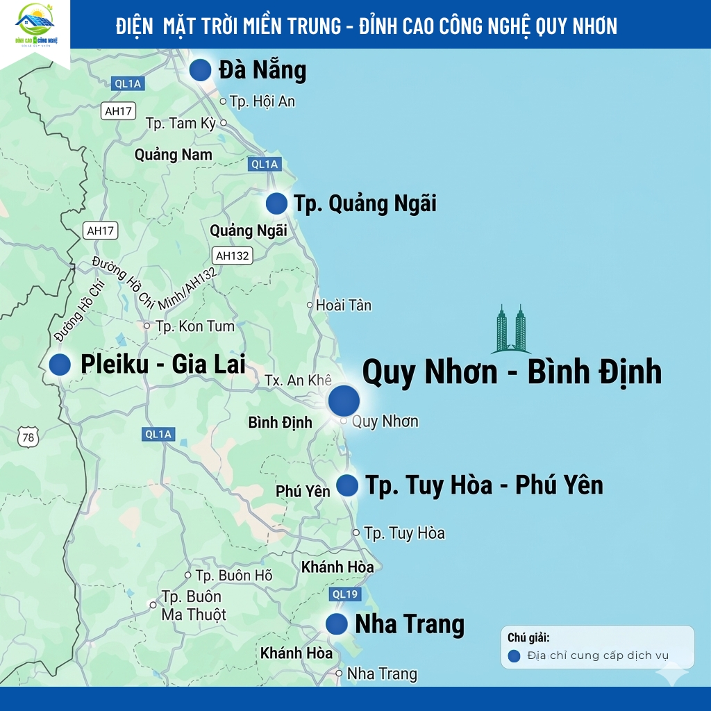 ĐIỆN MẶT TRỜI MIỀN TRUNG - ĐỈNH CAO CÔNG NGHỆ QUY NHƠN