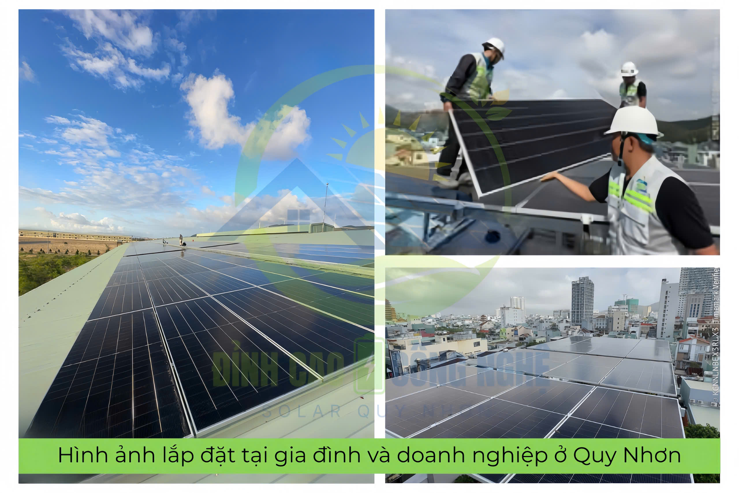 Lắp đặt điện năng lượng mặt trời ở Quy Nhơn