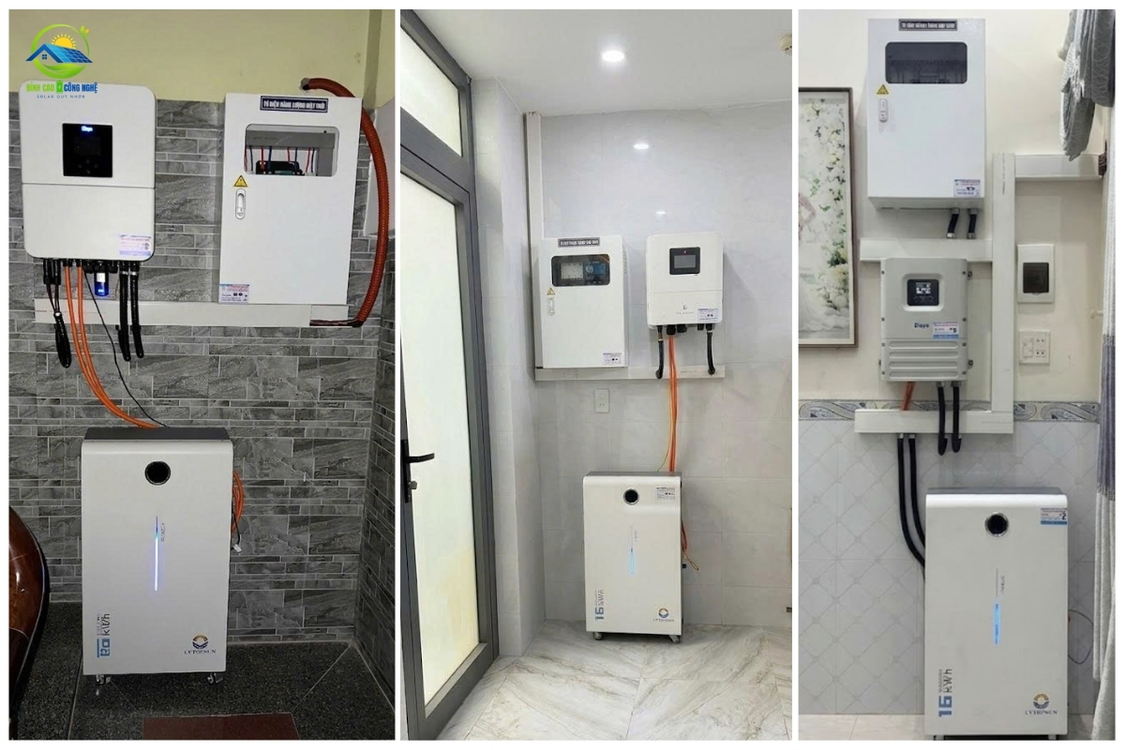 Hệ thống được tùy chỉnh công suất phù hợp với nhu cầu sử dụng điện thực tế của từng hộ gia đình, đảm bảo tối ưu hiệu suất sản xuất điện và khả năng hòa lưới hoặc kết hợp lưu trữ