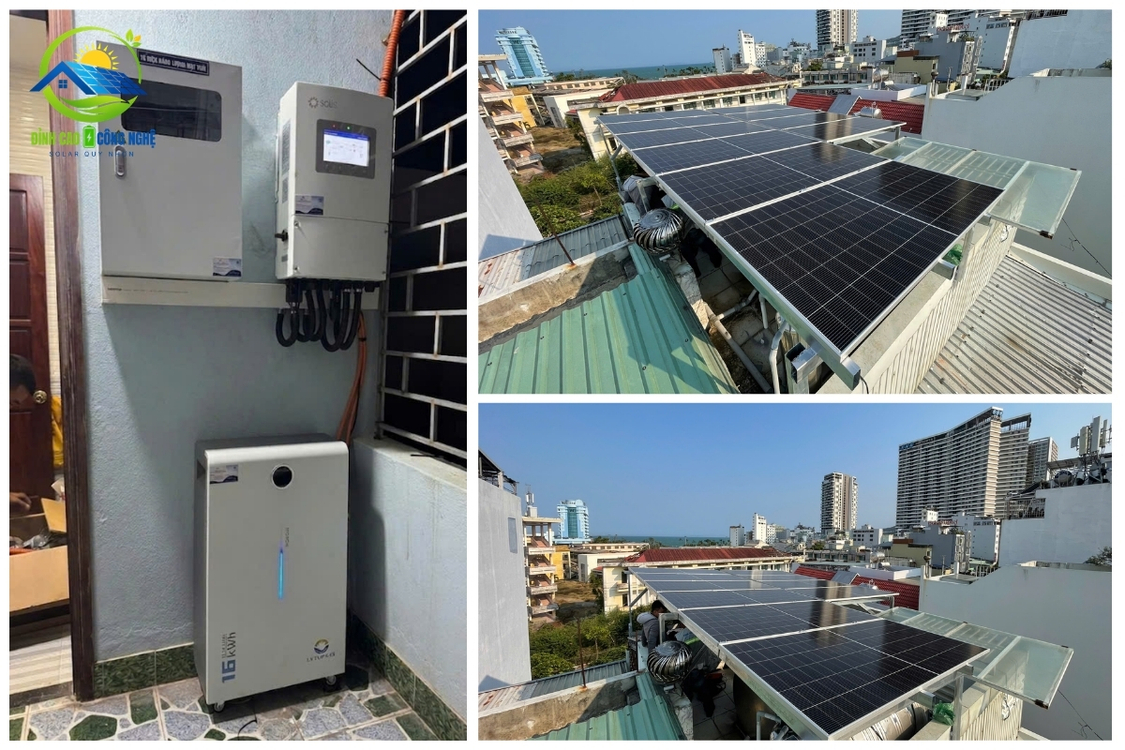 Dự án điện mặt trời 6.1kW tại đường Nguyễn Thị Định Quy Nhơn