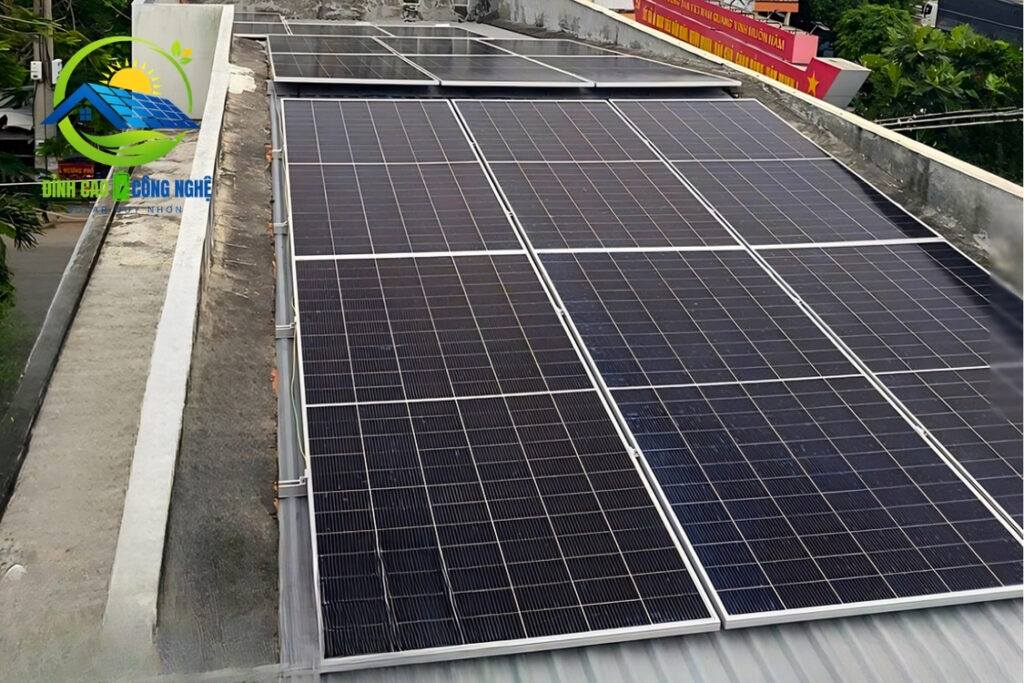 Điện mặt trời hybrid 6.1kwp giàm 3.5 triệu tiền điện/tháng| Sa Huỳnh - Quảng Ngãi
