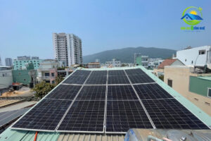 Hệ thống điện năng lượng mặt trời 9.7kwp cho nhà trẻ tại 204 Ngô Mây
