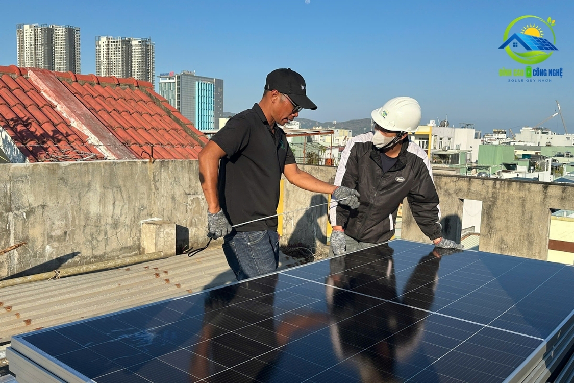 Khảo sát lắp điện mặt trời mái nhà
