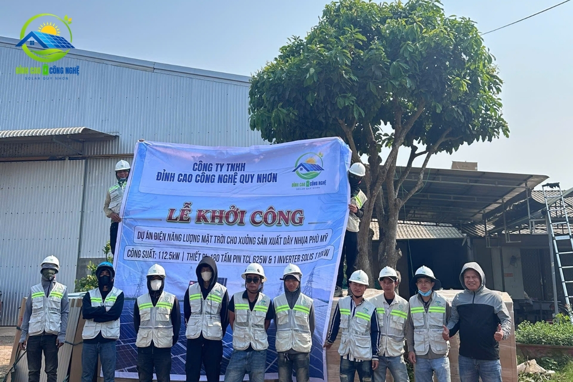 Đỉnh cao công nghệ Quy Nhơn - đơn vị thi công uy tín chuyên thi công lắp đặt hệ thống điện mặ trời tại miền Trung