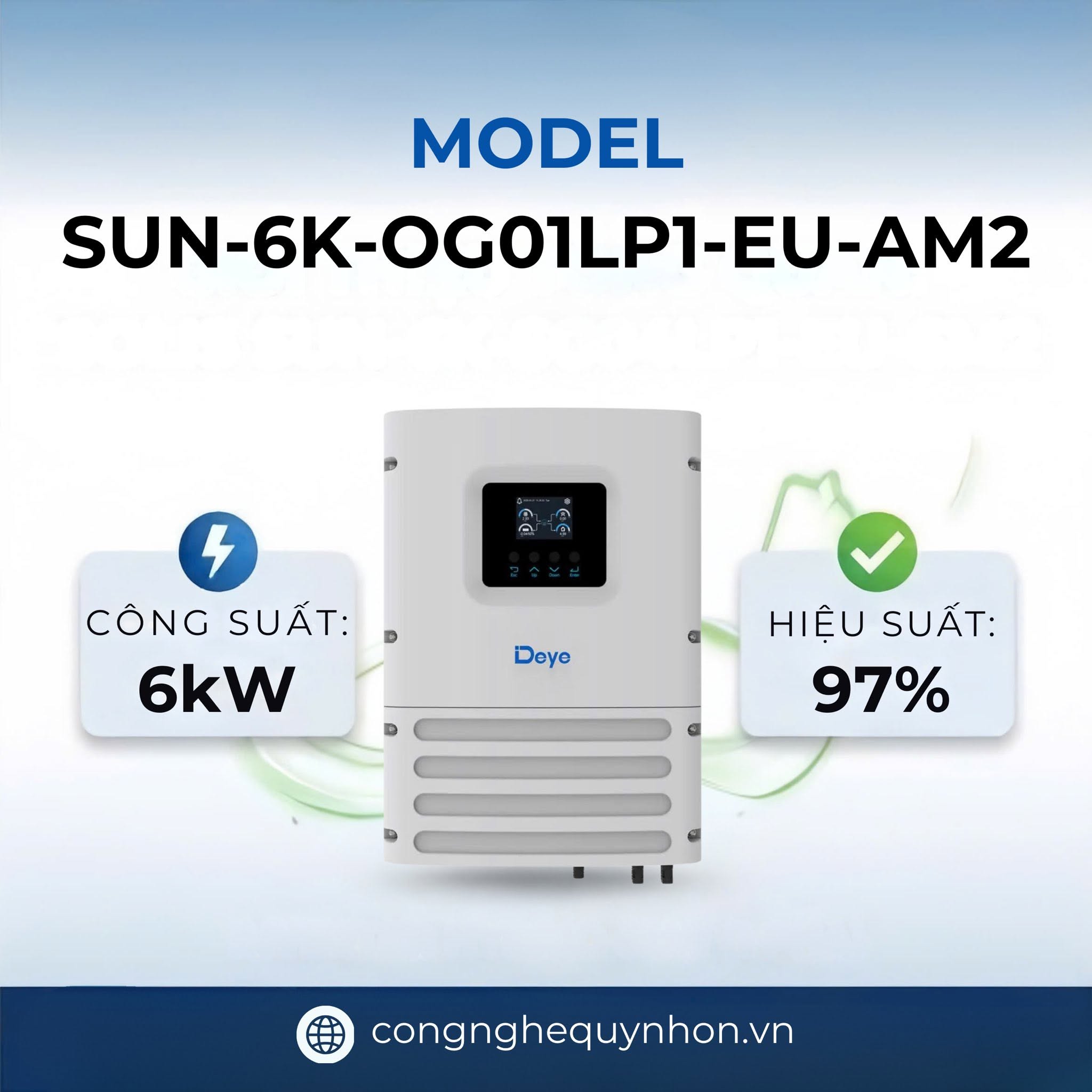 Biến tần Deye Off-Grid 6kW có tính năng gì nổi bật?