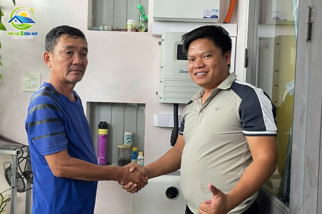 Dự án lắp đặt điện mặt trời 6.3kwp tại Phạm Ngọc Thạch - Quy Nhơn