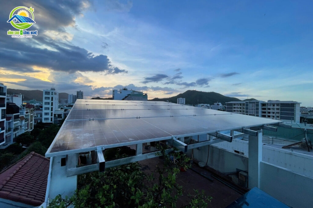 Dự án điện mặt trời 6.25kwp tại 21 Lâm Văn Thạnh - Quy Nhơn