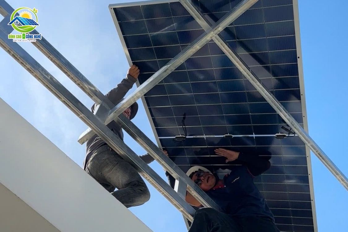 Dự án lắp đặt điện mặt trời 6.25kwp cho gia đình khách hàng tại 05 Lâm Văn Thạnh