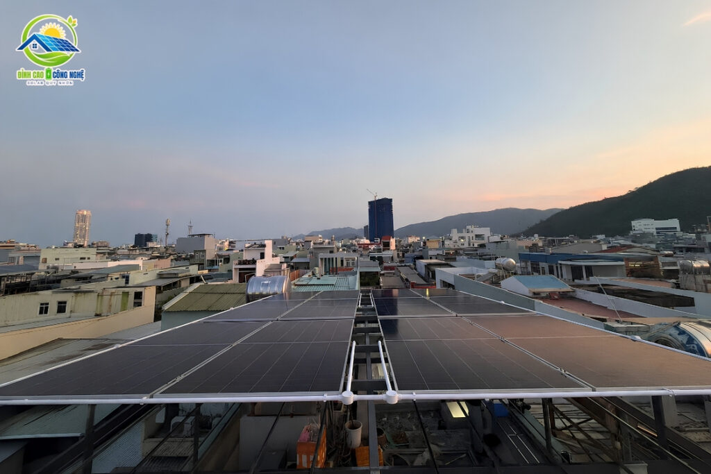 Dự án điện mặt trời 7.3kWp tại 23 Nguyễn Bá Huân - Quy Nhơn
