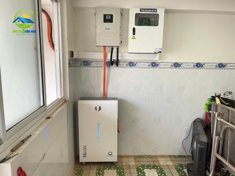 hệ thống điện năng lượng mặt trời 6.1kWp tại Võ Duy Dương