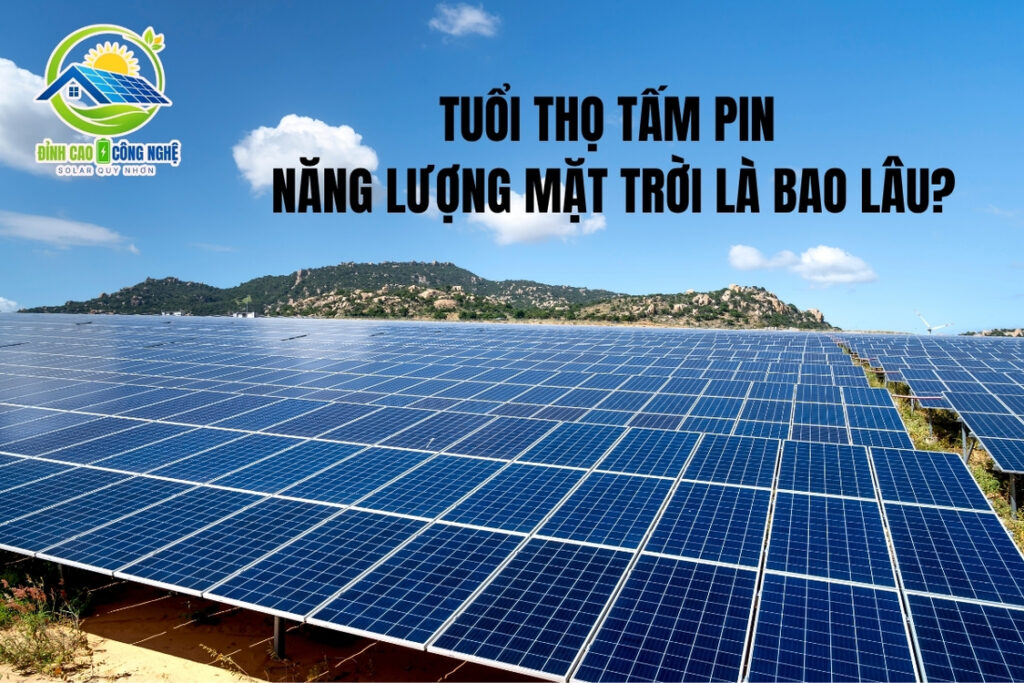 Tuổi thọ tấm pin năng lượng mặt trời bao lâu?