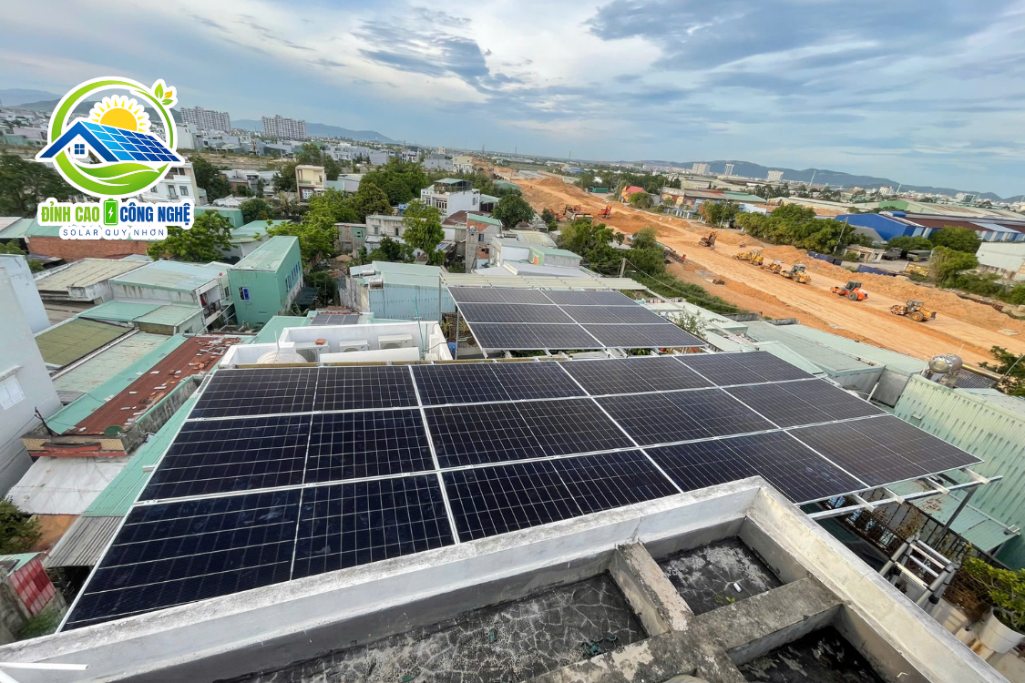 dự án điện mặt trời 11.25kwp tại 12 đào tấn quy nhơn