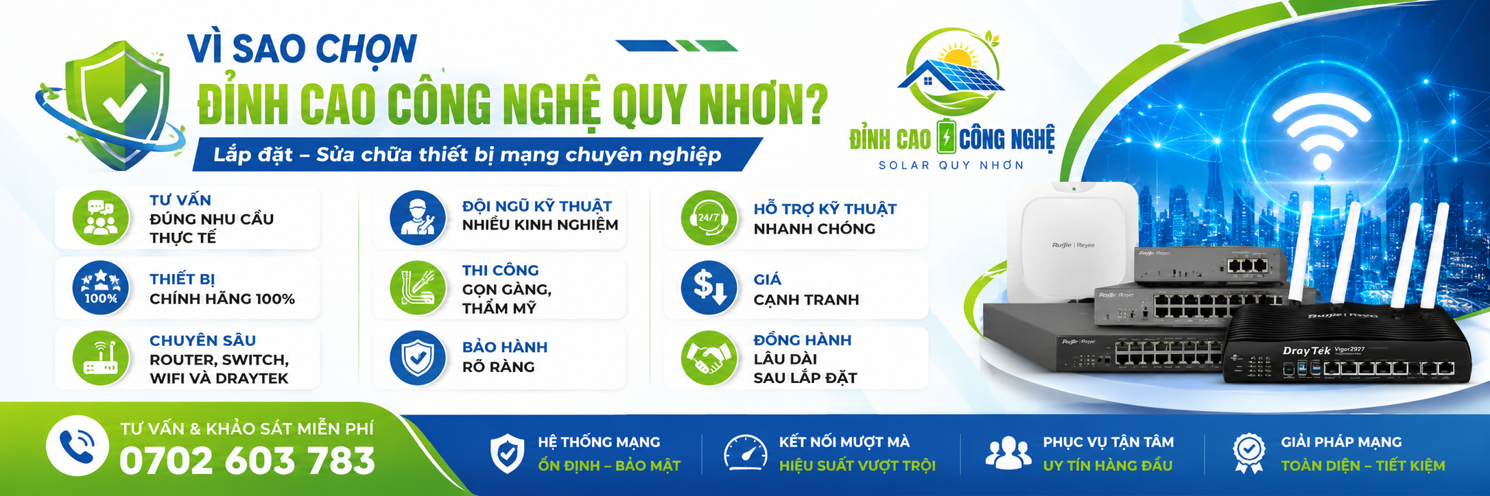 vì sao chọn đỉnh cao công nghệ