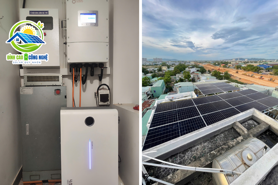 cấu hình hệ thống dự án điện mặt trời 11.25kwp tại 12 đào tấn quy nhơn