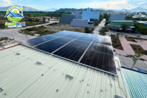 Dự án điện năng lượng mặt trời 7.32kwp vừa mang lại cho Coffee Đào Tây, Tuy Phước