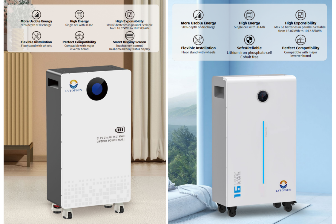 so sánh về thiết kế Pin Lưu Trữ LVTOPSUN G3 và G4