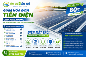 giảm hóa đơn tiền điện cho nhà xưởng bằng cách nào
