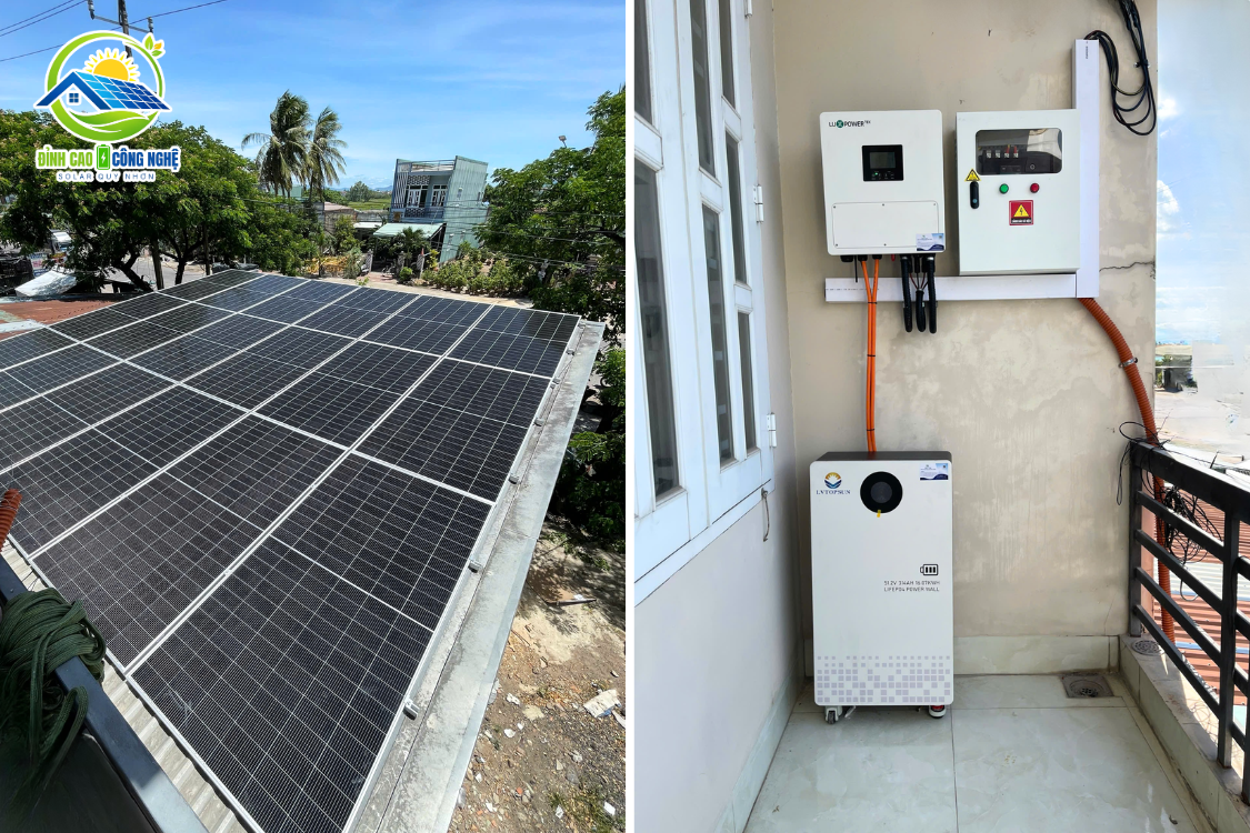 cấu hình hệ thống điện mặt trời 10.9kwp tại võ nguyên giáp