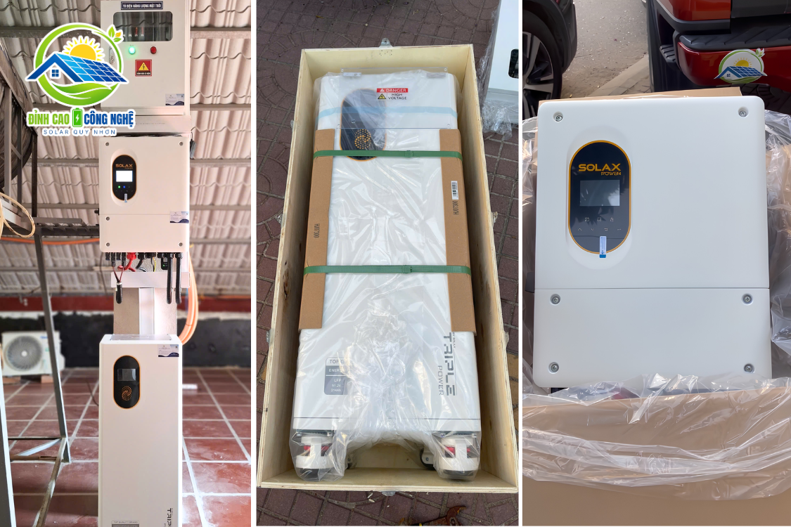 Cấu hình dự án điện mặt trời 8.54kwp tại 176 diên hồng