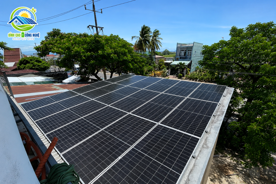 điện mặt trời 10.9kwp tại võ nguyên giáp