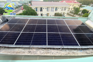 điện mặt trời 9.7kwp tại trường mầm non bé yêu tuy phước