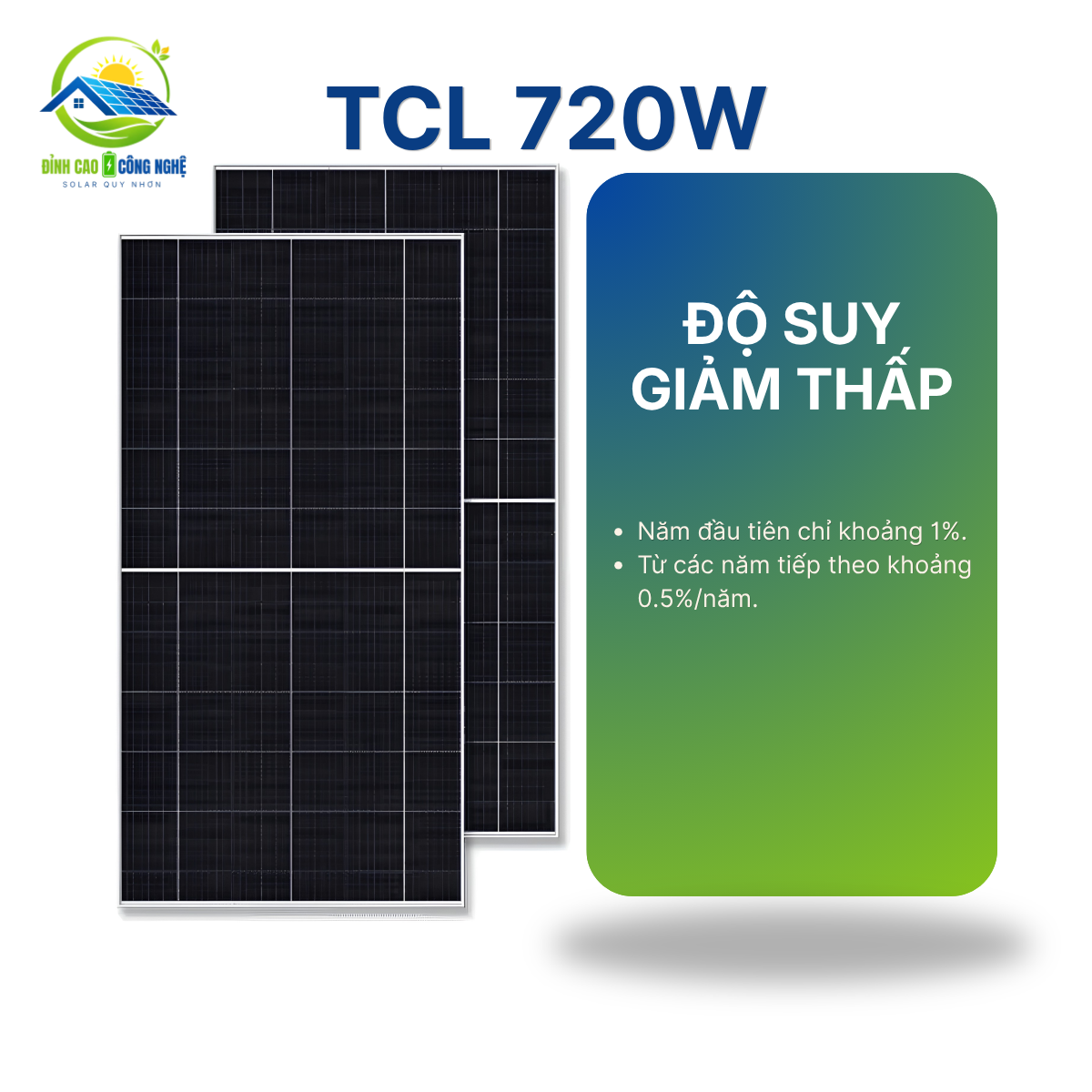 Độ suy giảm hiệu suất thấp