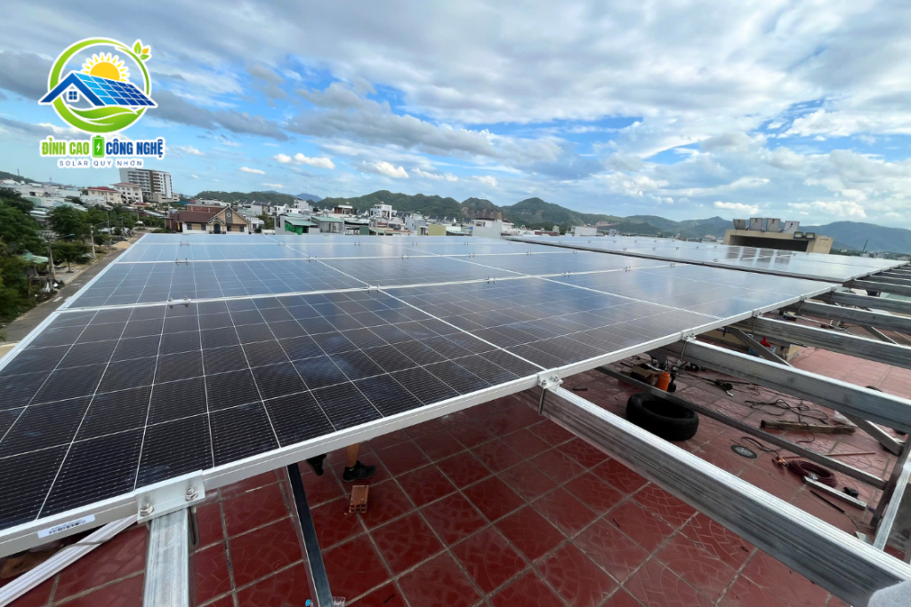 dự án điện mặt trời 9.7kwp tại tuy phước gia lai