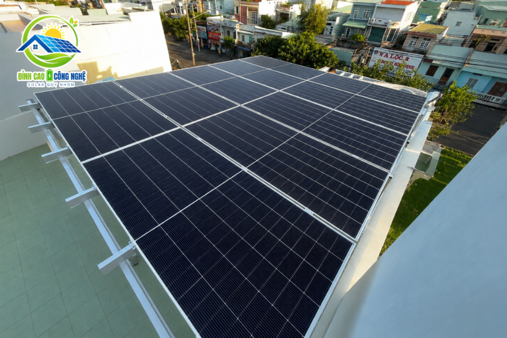 hệ thống điện mặt trời 6.1kwp tại phòng khám bác sĩ triết