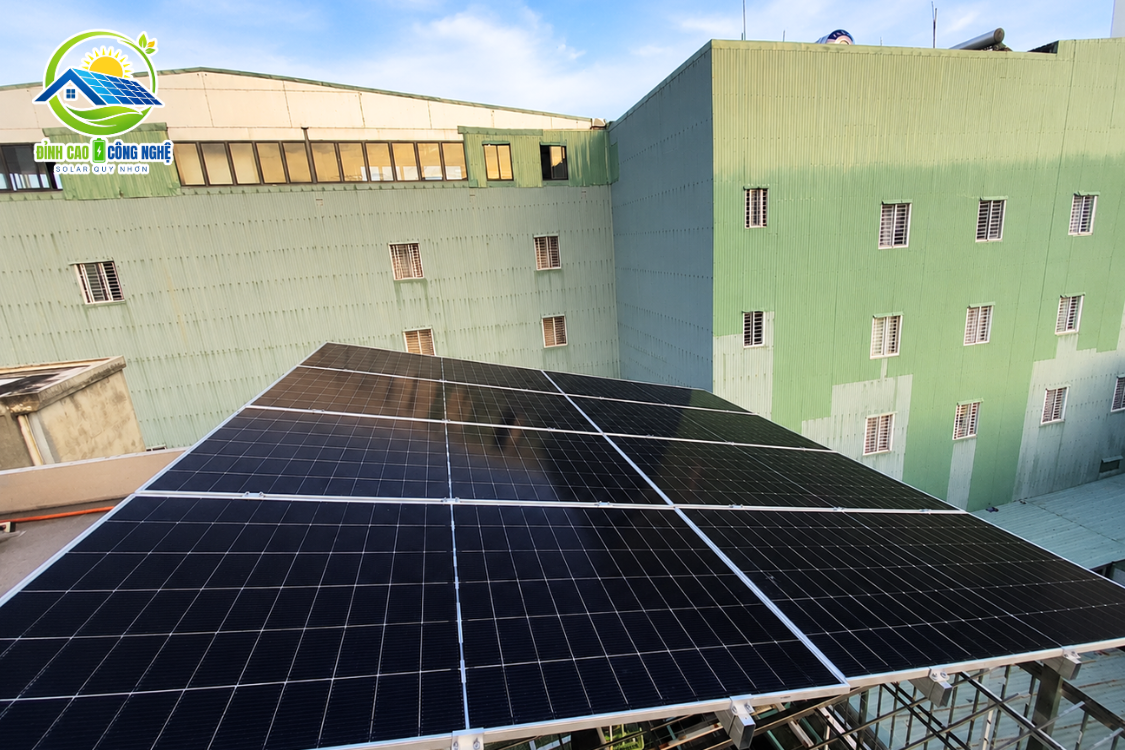 hệ thống điện mặt trời 8.64kWp tại 493 trần hưng đạo