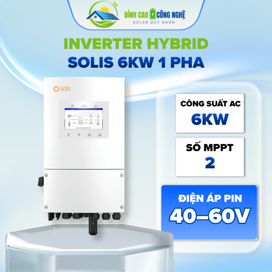 Inverter Hybrid Solis 6KW 1 Pha S6-EH1P6K-L-PLUS