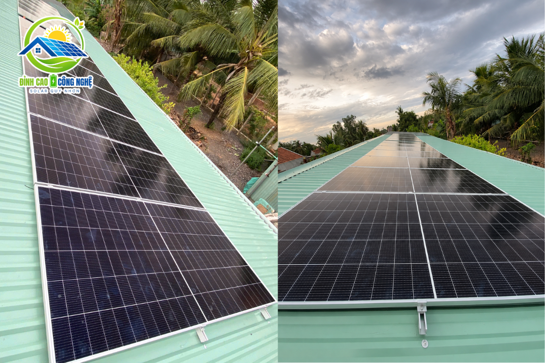 lợi ích hệ thống điện mặt trời 8.54kwp tại phù mỹ