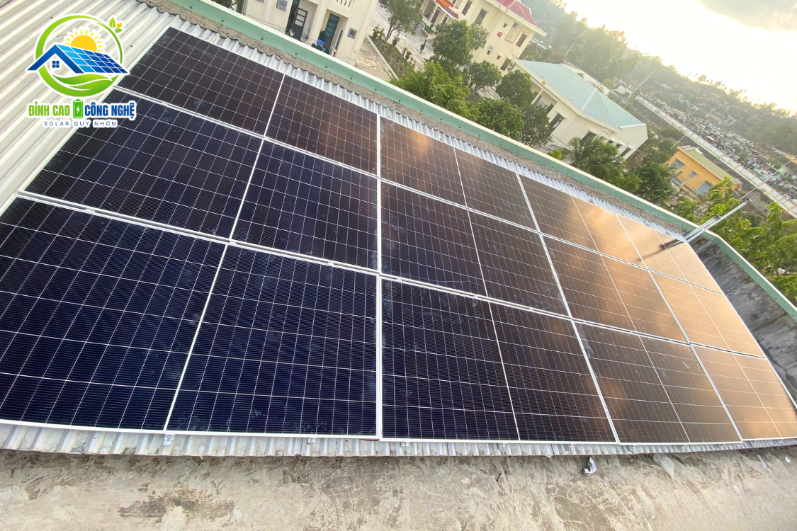 lợi ích khi lắp điện mặt trời 9.7kwp tại trường mầm non bé yêu
