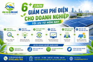 6+ cách giảm chi phí điện cho doanh nghiệp