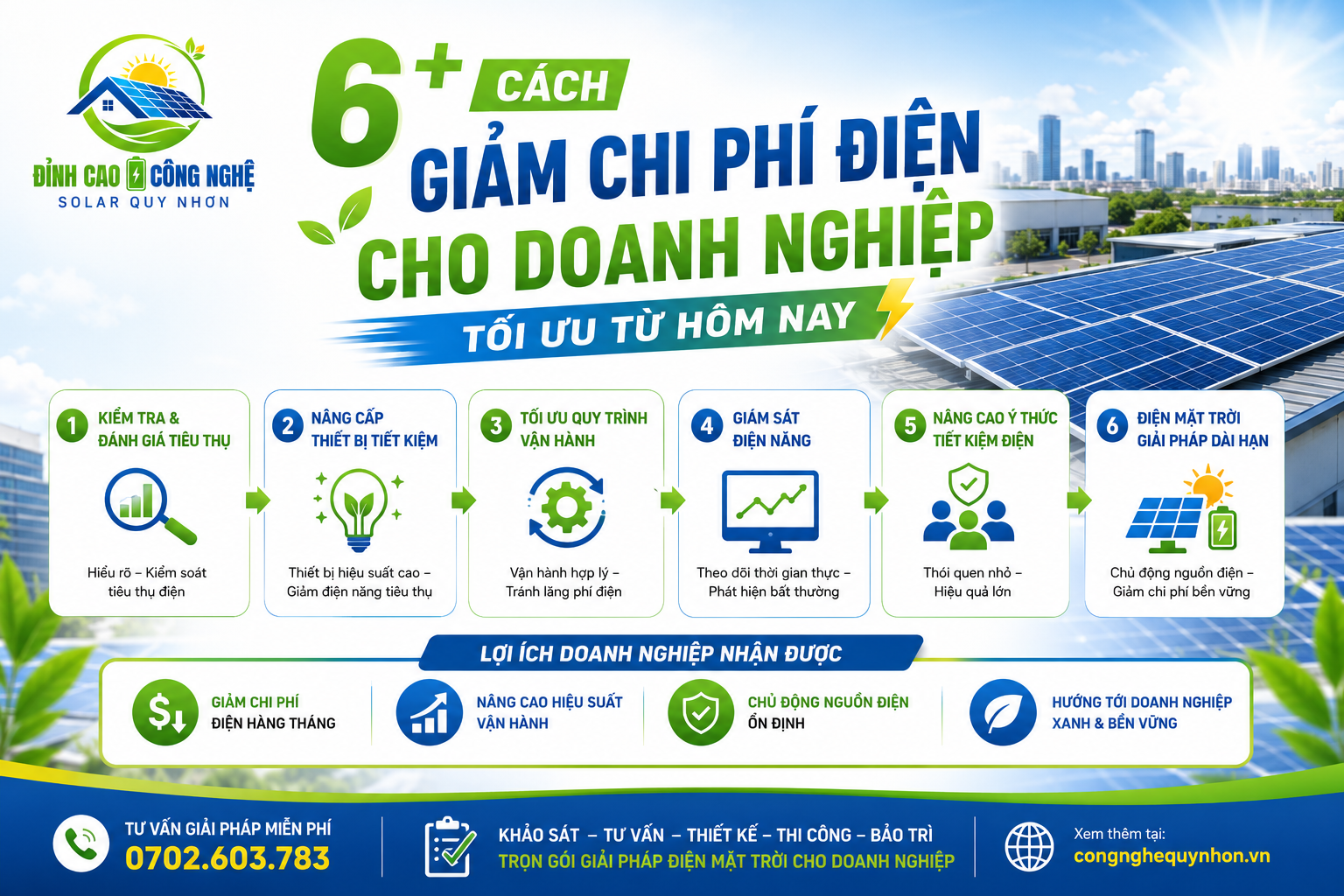 6+ cách giảm chi phí điện cho doanh nghiệp