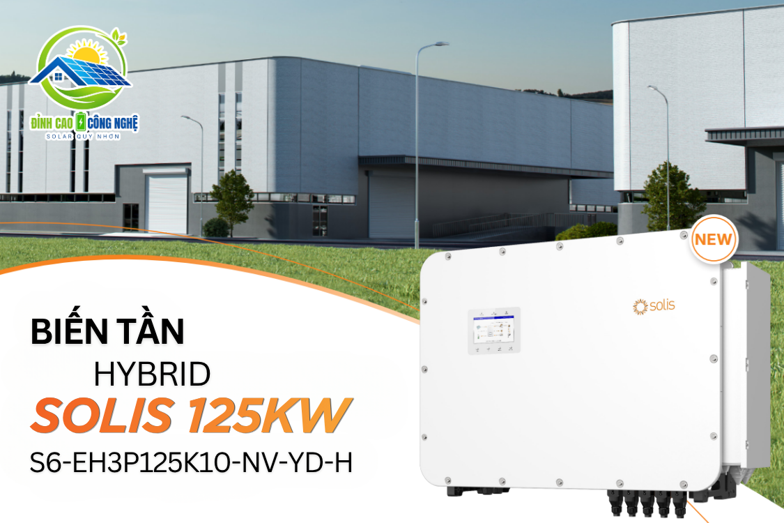 Biến tần Solis 125kW 3 pha S6-EH3P125K10-NV-YD-H