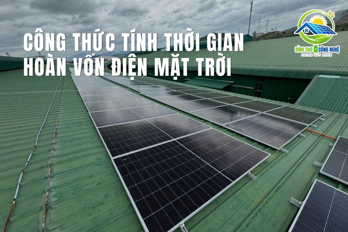 công thức tính thời gian hoàn vốn