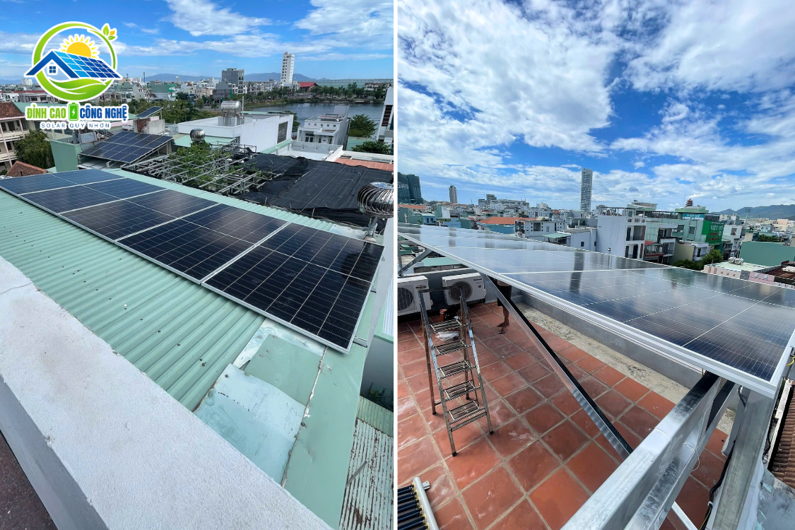 dự án điện mặt trời 7.1kwp tại 328 bạch đằng