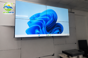 dự án màn hình ghép 55 inch x 4 tại Công ty Cổ phần Công viên Cây xanh và Chiếu sáng Đô thị Quy Nhơn