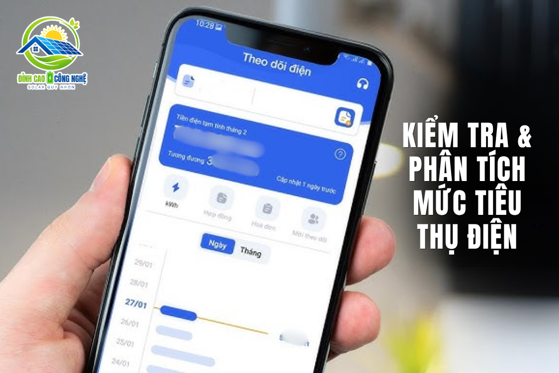 Kiểm tra và phân tích mức tiêu thụ điện