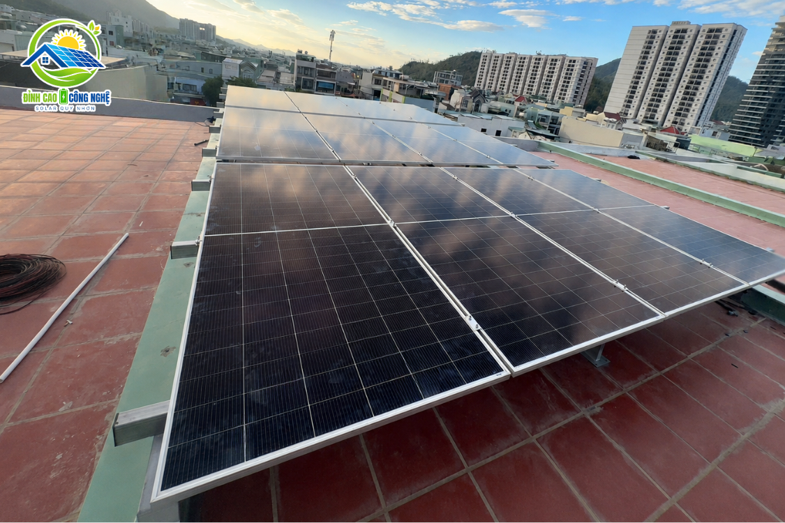 lợi ích hệ thống điện mặt trời 7.32kwp tại đường song mây quy nhơn
