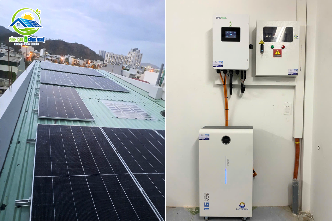 cấu hình điện mặt trời 7.2kwp