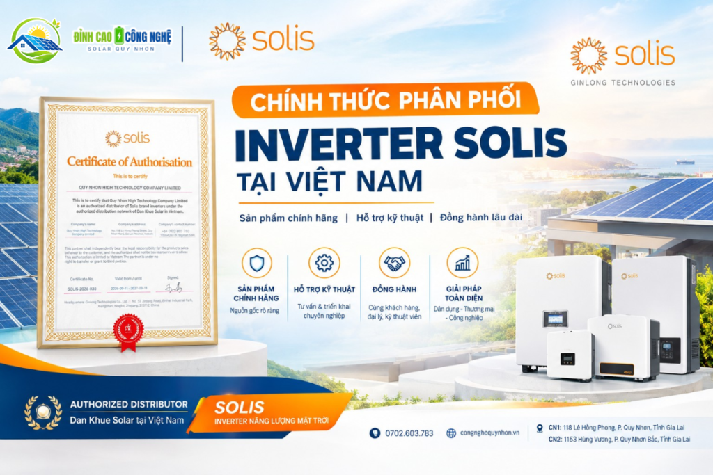 chính thức phân phối inverter solis