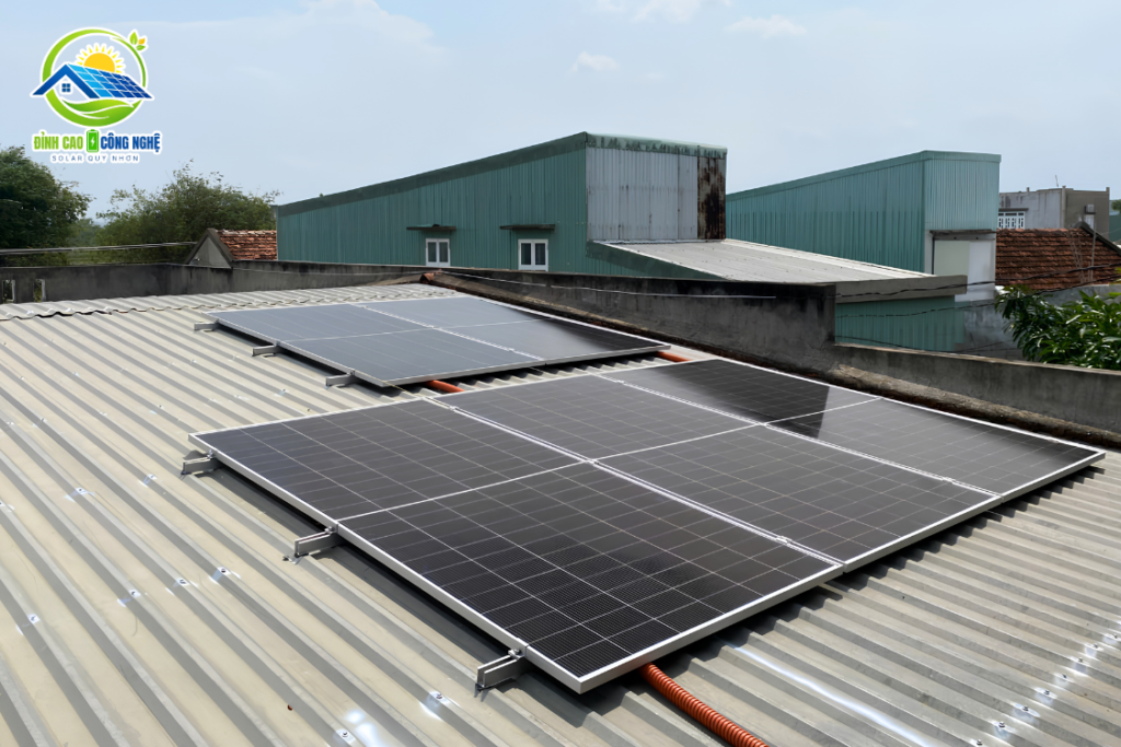 dự án điện mặt trời 3.05kwp tại tuy phước