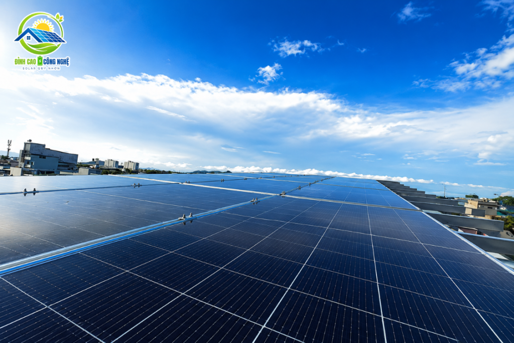 dự án điện mặt trời 7.32kwp tại 33 bùi Cầm Hổ