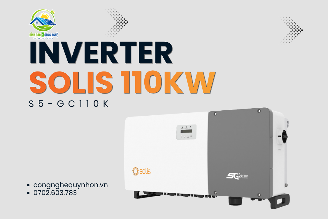 INVERTER SOLIS 110KW 3 PHA | S5-GC110K 