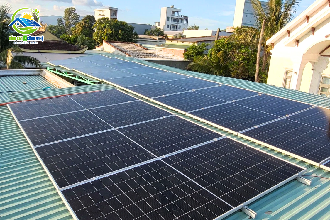 dự án điện mặt trời 8.54kwp tại phù mỹ đông gia lai
